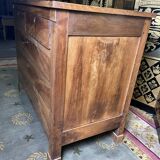 Empire walnut chest of drawers