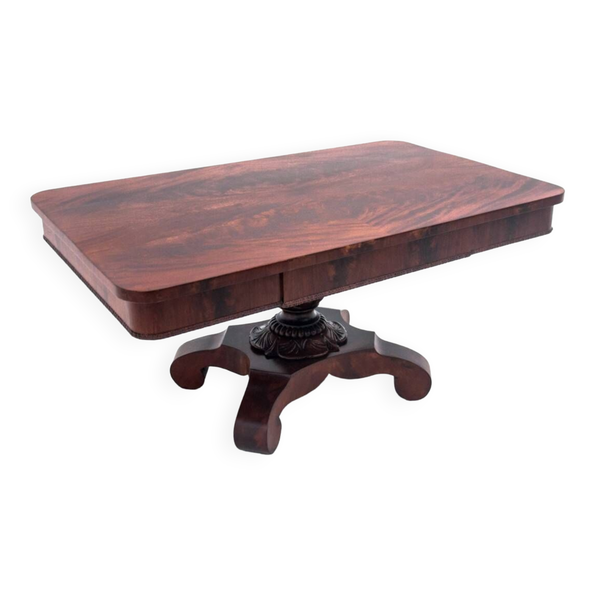 Antique center table, Northern Europe, late 19th century.