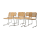 MK10525 Chaise tubulaire italienne, Lot de 6