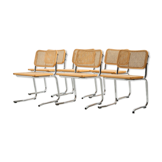 MK10525 Chaise tubulaire italienne, Lot de 6