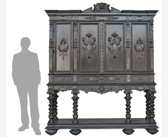 Meuble De Chateau Important Cabinet Bois Noirci De Style Renaissance Xixeme Selency Meuble De Chateau Important Cabinet Bois Noirci De Style Renaissance Xixeme Selency