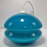 Blue vintage pendant light