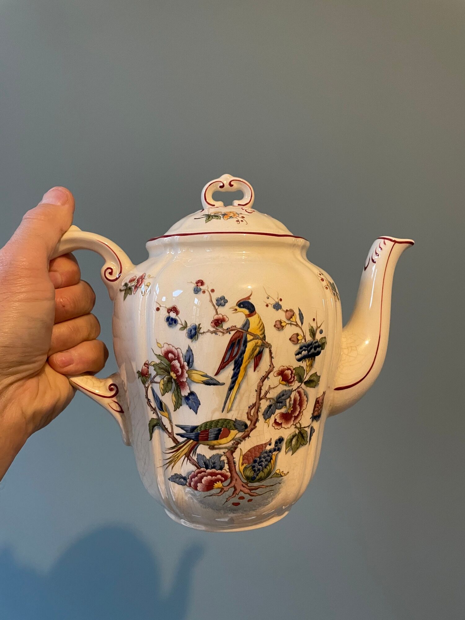 Set of 10 pieces of a Villeroy and Boch tea set, Phoenix model