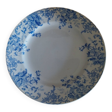 Grand plat terre de fer Campanules Saint Amand Hamage