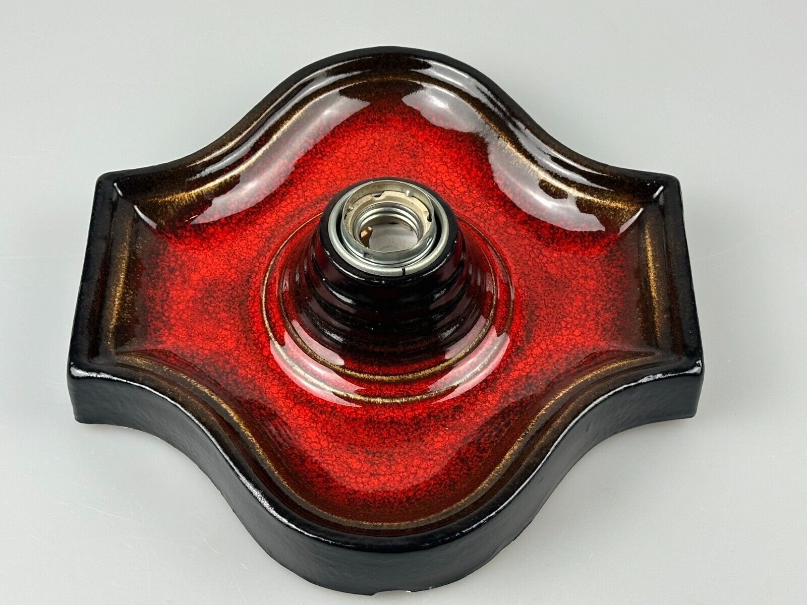 60s 70s Lamp Light Wall Lamp Ceramic Mid Century Space Age Design
