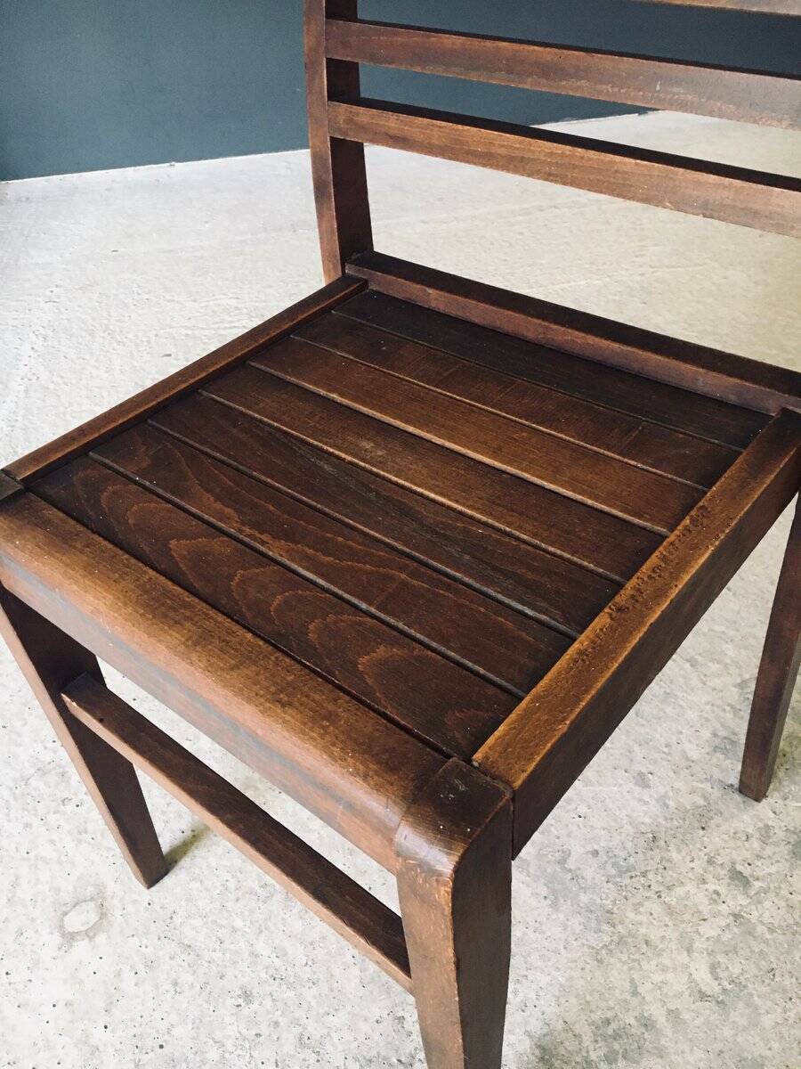 Reconstruction Dining Chair attributed to Rene Gabriel, France, 1940s