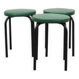 Set of 3 TR3 stools attributed to Pierre Guariche for Meurop 1960s