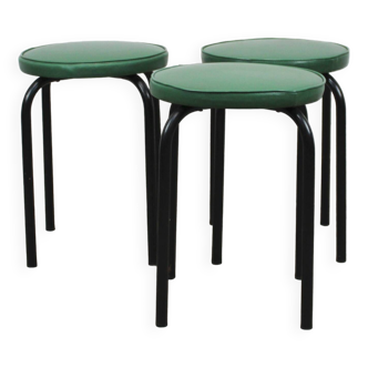 Set de 3 tabourets TR3 attribués à Pierre Guariche pour Meurop 1960s