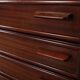 Mahogany showcase, Danish design, 1970s, production: Denmark