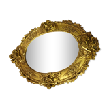 Bevelled golden mirror  39x53cm