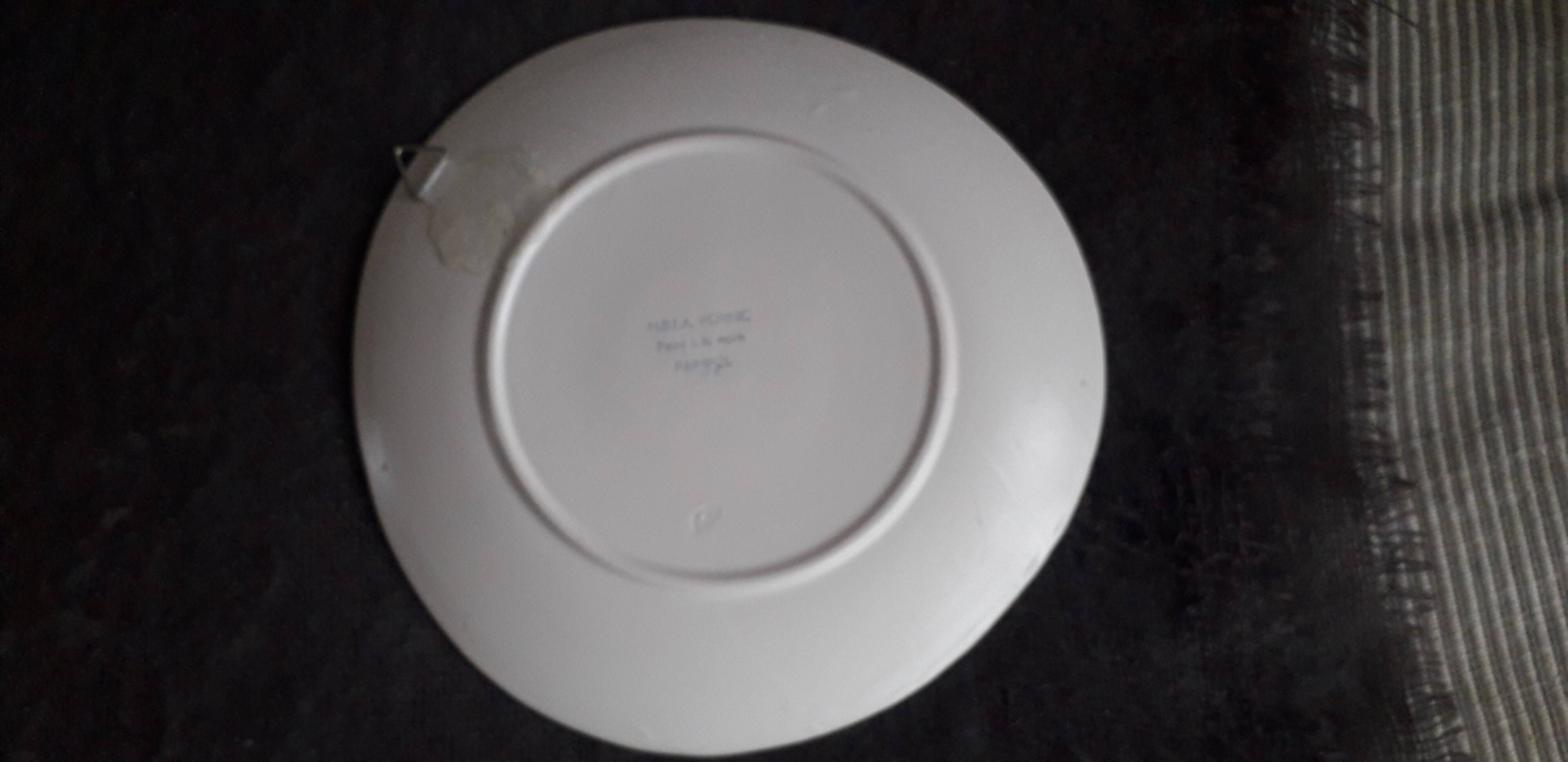 Vintage ceramic plate from Paimpol