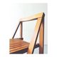 set of 4 italian wooden folding chairs by Aldo Jacober, design 1960 - 1970