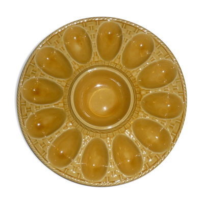 Assiette-plat de présentation pour oeufs