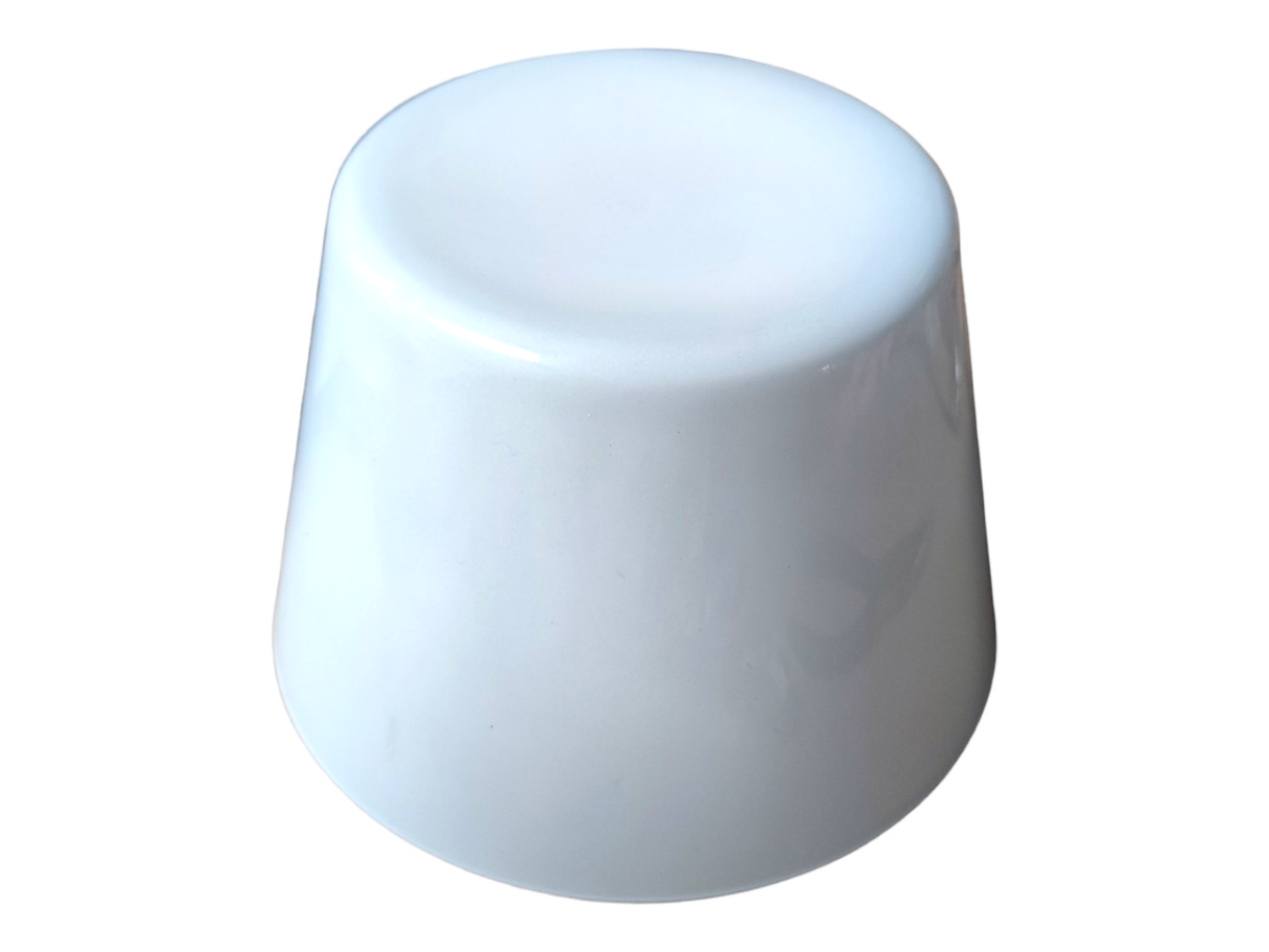 Vintage glass lamp model Gavik (white)