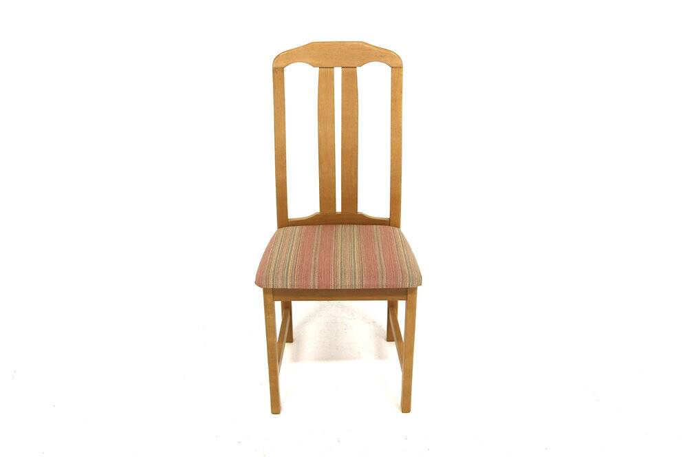 Set of 6 Scandinavian oak chairs, Sweden, 1990