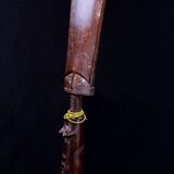 African Art Africa Tribal - Fanti Ethnic Fertility Doll from Ghan on base - 36 cms