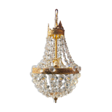 Hot air balloon grapefruit chandelier