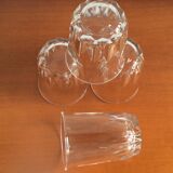 Set of 4 glassware Reims France