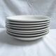 Deep plates / Salad plates with flower design, Sarreguemines model Emilie