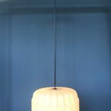 Hanging lamp opaline origami 1950