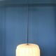 Hanging lamp opaline origami 1950