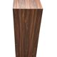 Vintage plant column in rosewood veneer 80s design