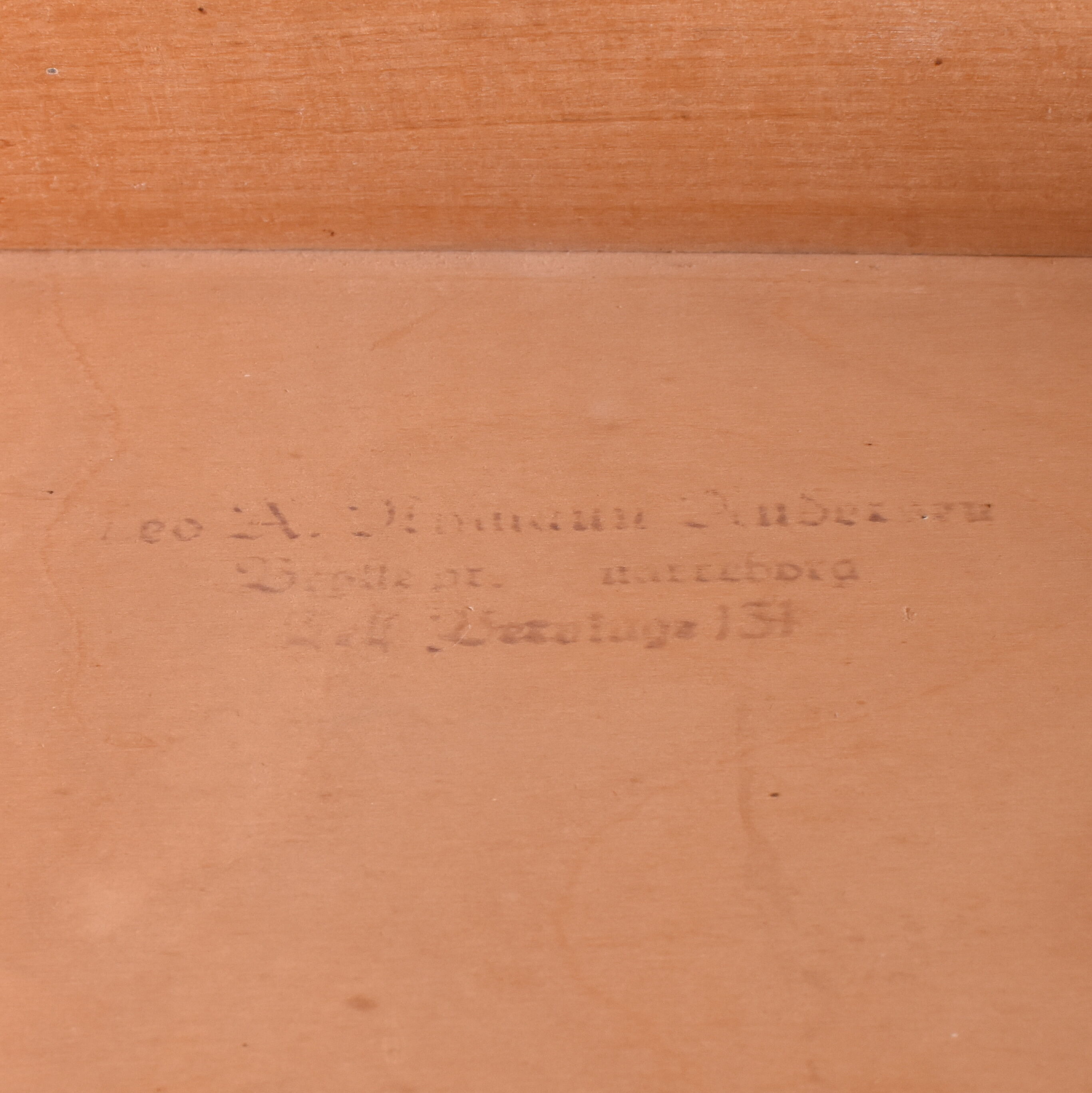 Oak footstool, Denmark, 1960s