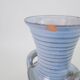 Vase en céramique émaillé bleu ciel