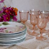 Rosaline Luminarc Arcoroc Pink Red Wine Glasses