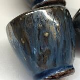 3 stoneware bowls, salted and flamed by Marcellus Aubry