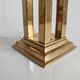 Hollywood Regency table lamp in gilded brass in the style of Willy Rizzo from the 1960s.