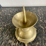 Brass church candle holder