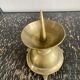 Brass church candle holder