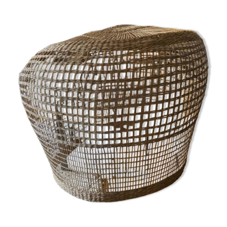 Wicker light fixture