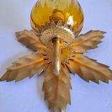 Pair of golden sconces