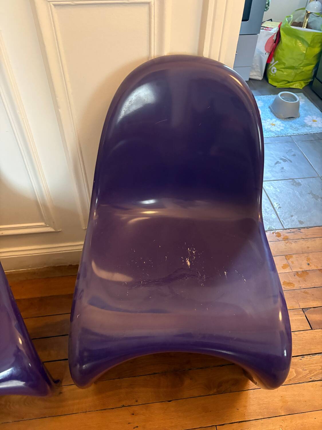 Pair of vintage Herman Miller Verner Panton chairs