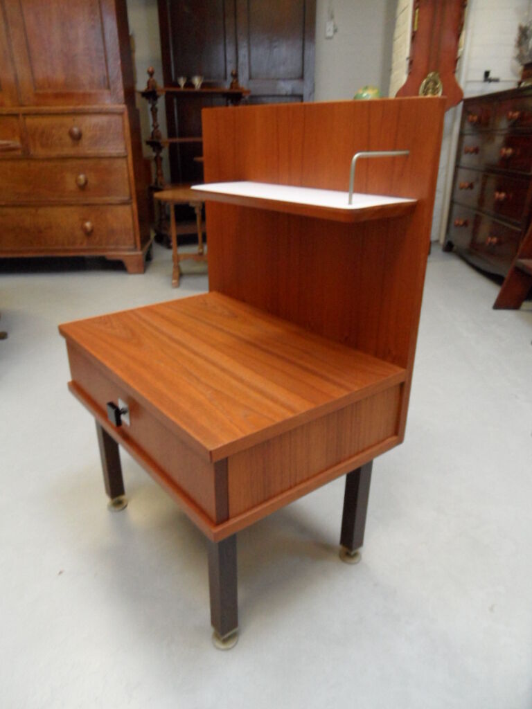 Vintage mid-century bedside table 1960's