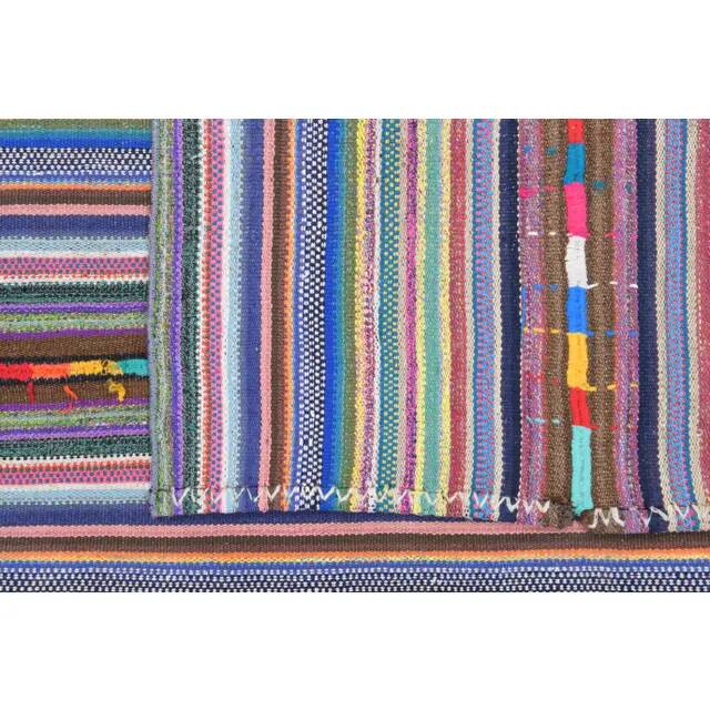 Vintage Turkish Oushak Handmade Wool Cotton Pink Kilim Area Rug 173x243