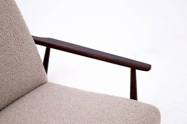 Fauteuil, modèle 300-190, conçu par H. Lis, Pologne, années 1960. Après rénovation.