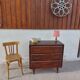 1960s-70s commode, cream trim, vintage