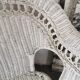 Banquette en rotin blanc