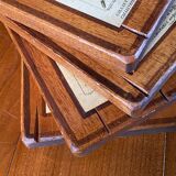 Set of 4 botanical plates