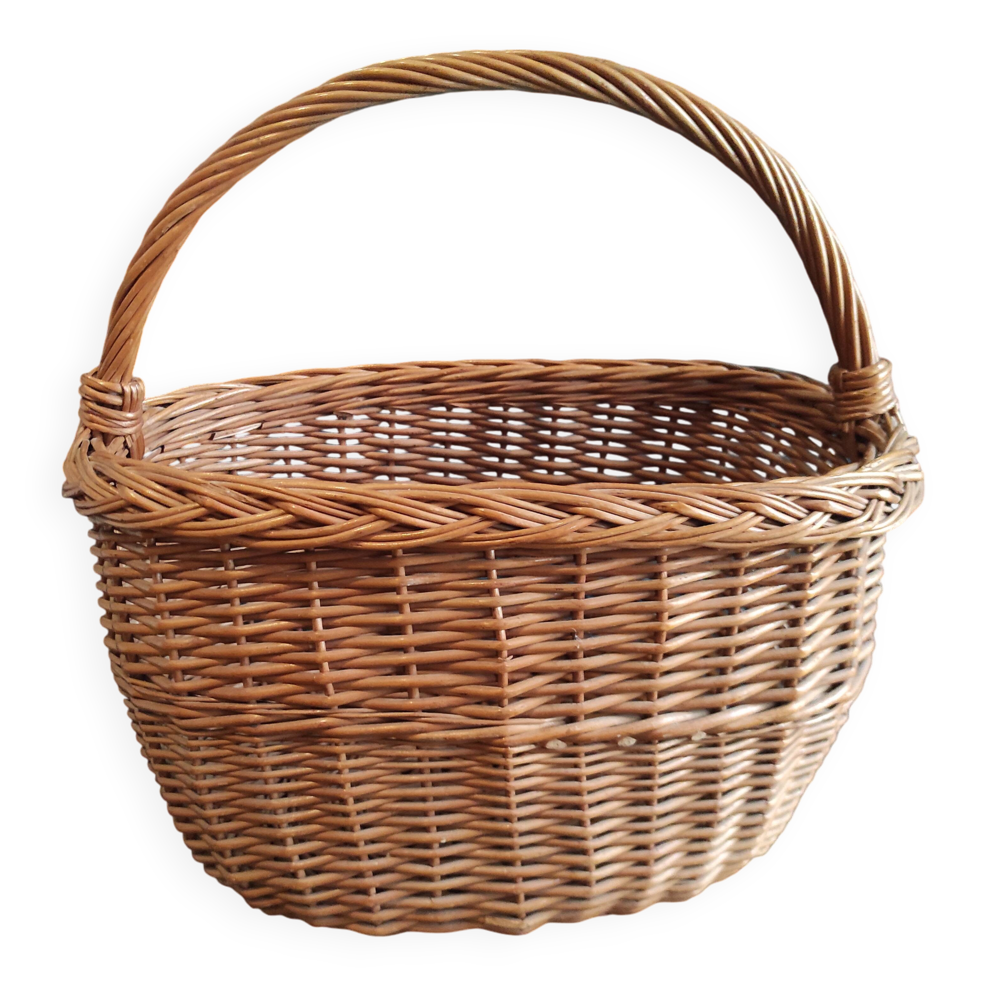 Vintage French oval basket