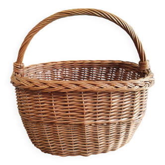Vintage French oval basket