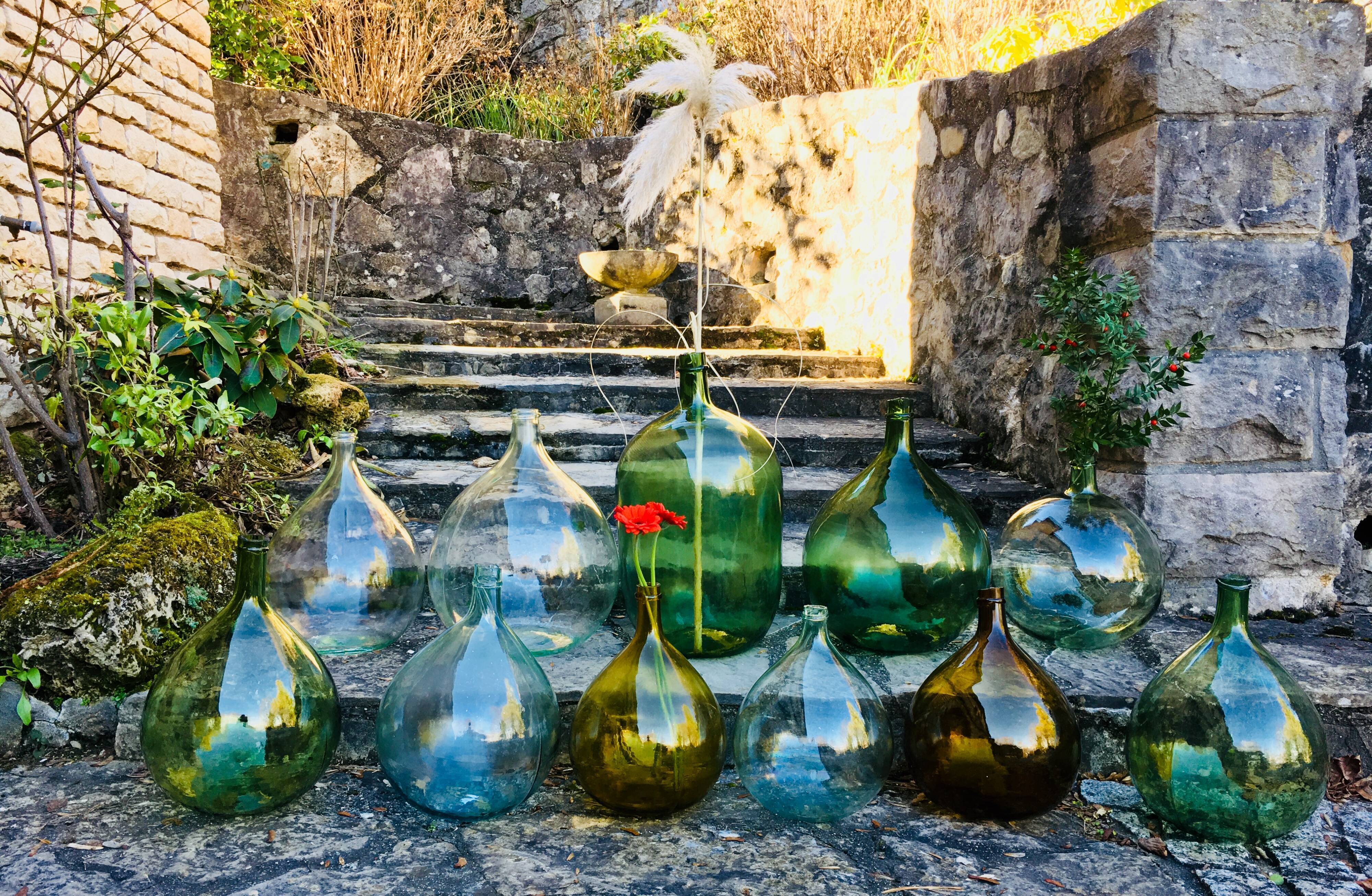 Old demijohn 19th 9l