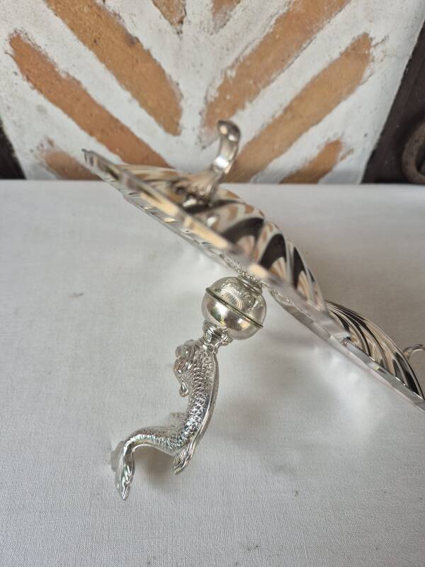 Silver-plated servant