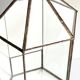 Vide poche mural miroir et laiton vintage