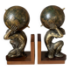 Pair of large vintage Mercurio d'Oro bookends