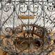 Wooden and metal birdcage