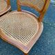 6 Louis XV cane chairs in solid wood from the 1950s